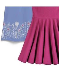 Mightly Toddler Girls Fair Trade Organic Cotton Short Sleeve Dresses 2-pack