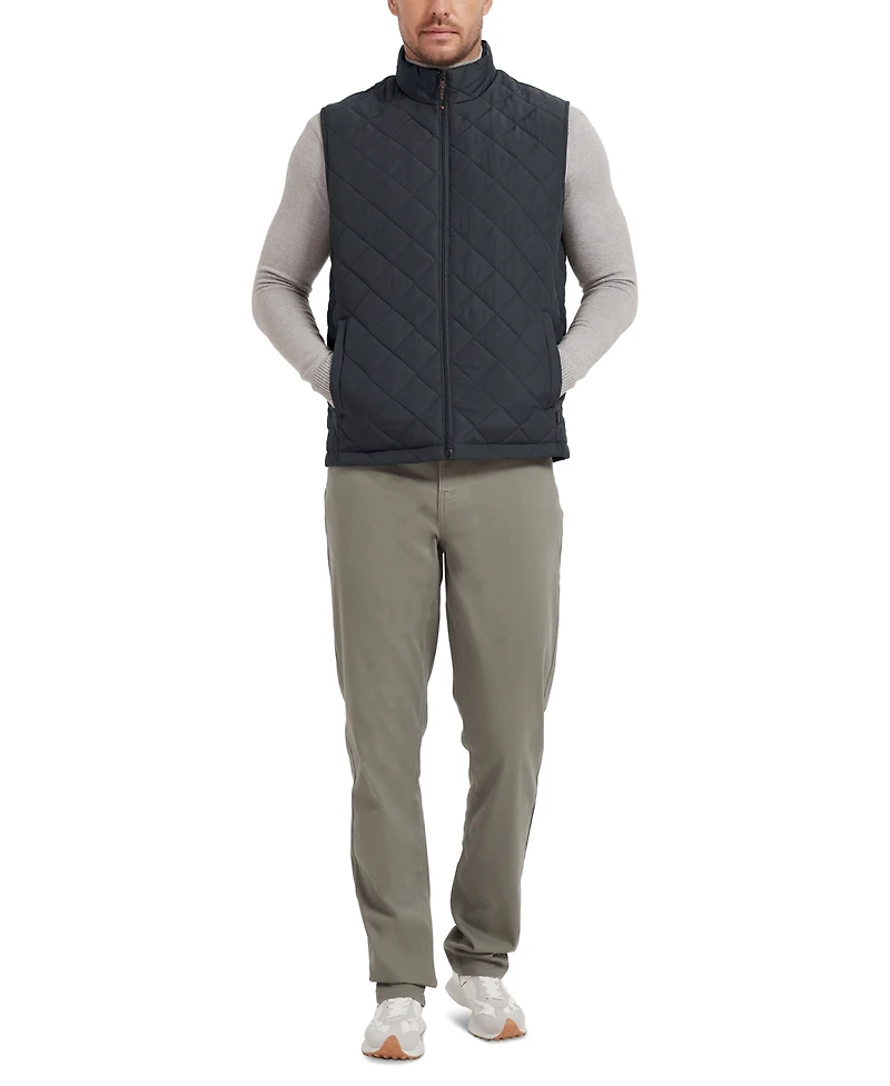 Hawke & Co. Men's Diamond Quilted Heritage Vest, Created for Macy's