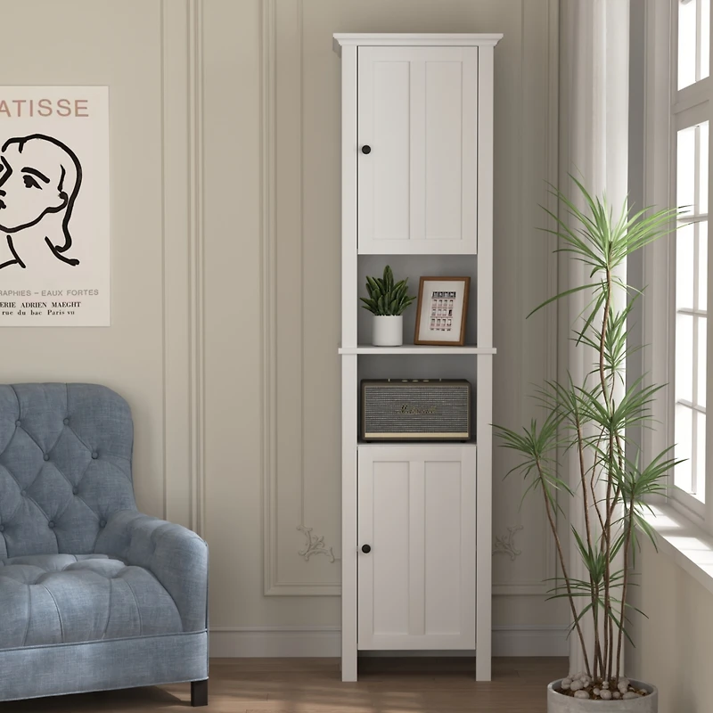 Streamdale Multipurpose 2-Door Cabinet with 6 Shelves
