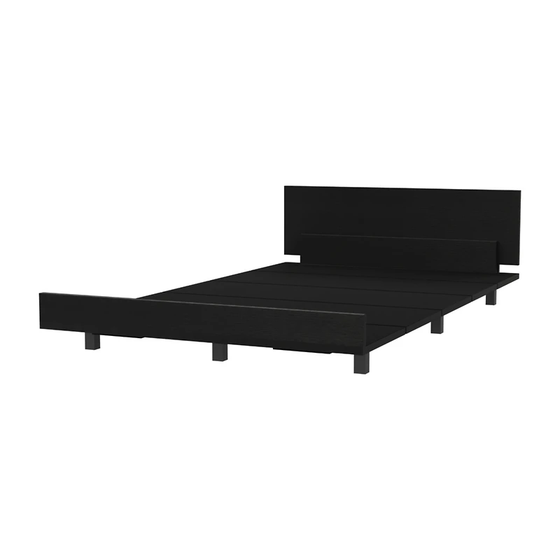 Streamdale Nimmo Twin Bed Frame Black Wengue