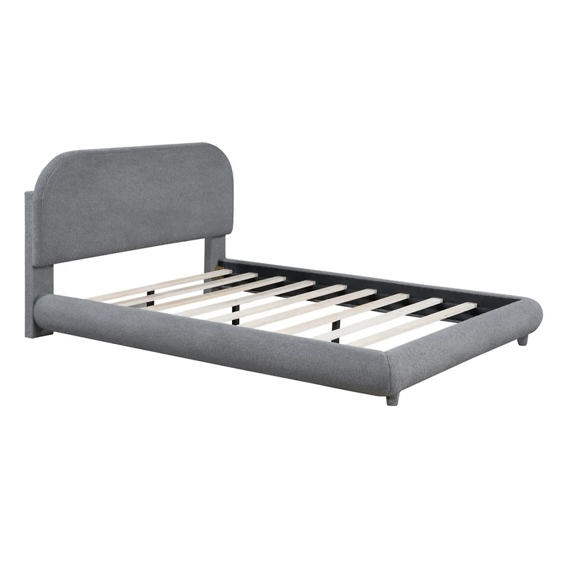 Teddy Fleece Platform Bed - Full