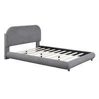 Teddy Fleece Platform Bed - Full