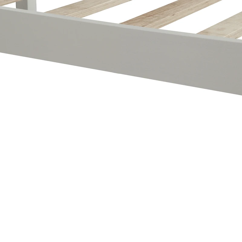 Streamdale Queen Platform Bed Frame, Wood Slats