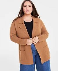 On 34th Plus Size Sweater Blazer, Created for Macy's