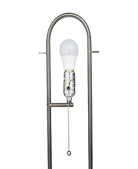 Rosemary Lane 20" Metal Oval Shaped Accent Lamp