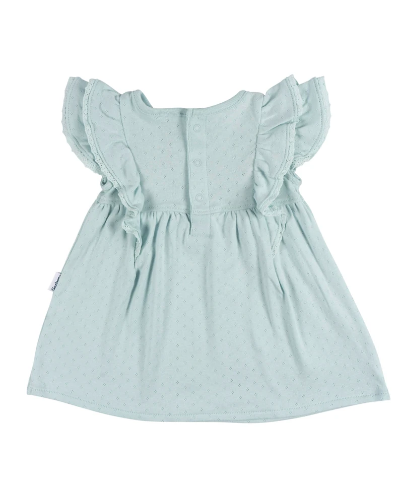 Baby Girls Dress and Diaper Cover Set, 2 Piece