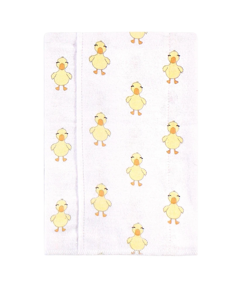 Hudson Baby Unisex Cotton Flannel Burp Cloths and Receiving Blankets, 14-Piece