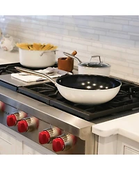 Techef - ValenCera - 12 Inch Wok/Stir-Fry Pan with Cover
