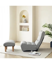 Simplie Fun Folding Reclining Leisure Sofa Chair
