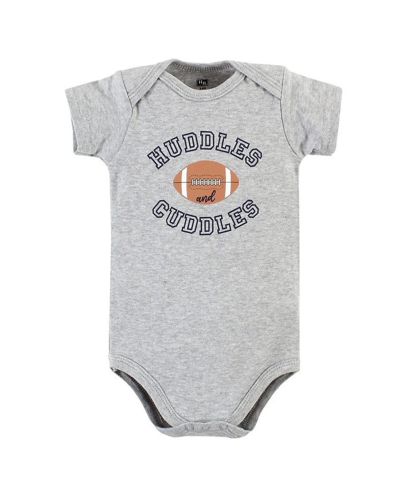 Hudson Baby Boys Cotton 3-Piece Bodysuit Bundle