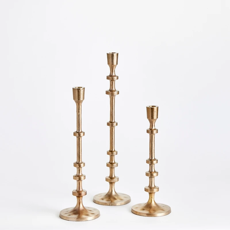 Abacus Taper Holders Set of 3