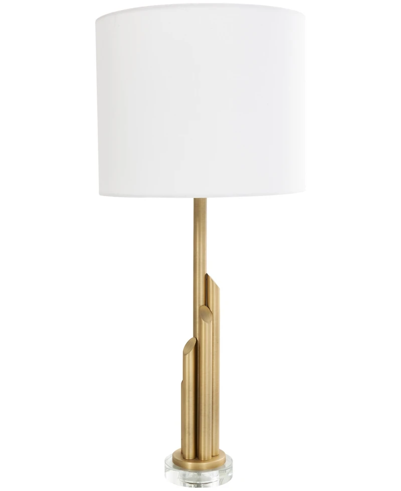 Rosemary Lane 28" Metal Abstract Tiered Pillar Accent Lamp