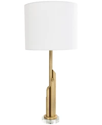 Rosemary Lane 28" Metal Abstract Tiered Pillar Accent Lamp