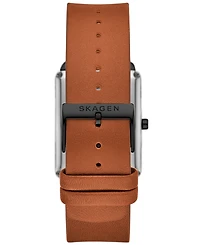 Skagen Men's Hagen Three Hand Brown Pro-Planet Leather 36mm