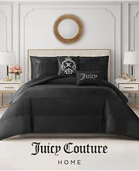 Juicy Couture Glam Night Stripe 5-Pc. Comforter Set, Full/Queen