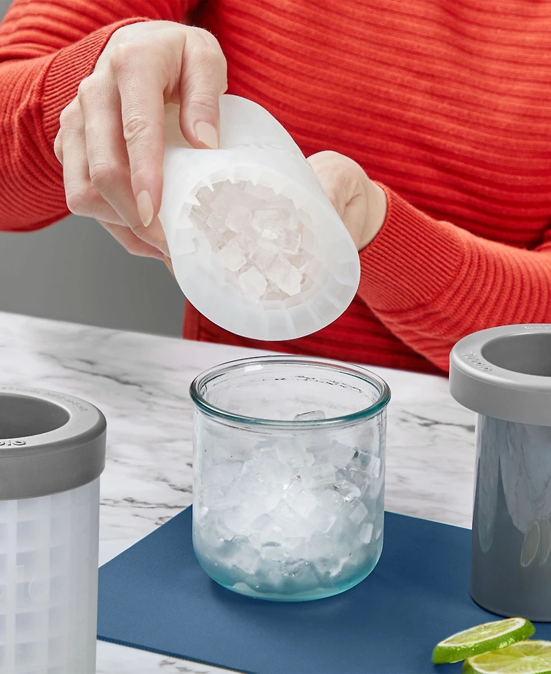 Tovolo Squeeze and Release Mini Ice Mold, Set of Two
