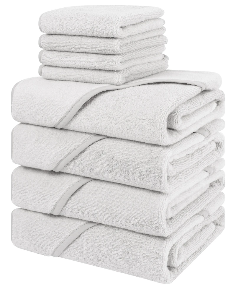 American Soft Linen Turkish Cotton Baby Hooded 8-Pc. Bath Towel Set