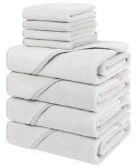 American Soft Linen Turkish Cotton Baby Hooded 8-Pc. Bath Towel Set