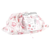 Luvable Friends Baby Girls Layette Starter Set 25pc Basic Elephant, 0-6 Months