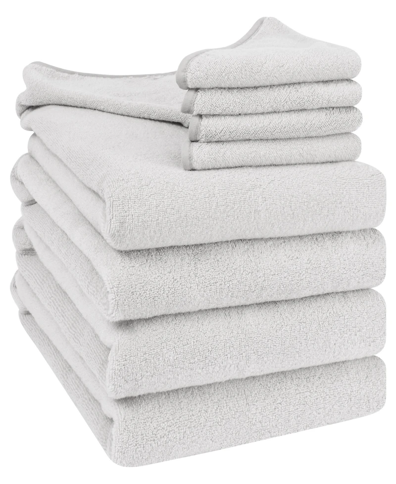 American Soft Linen Turkish Cotton Baby Toddler 8-Pc. Bath Towel Set