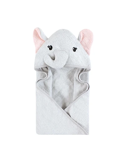 Hudson Baby Girls Animal Hooded Towel (Cotton Poly)