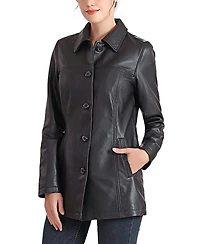 Bgsd Women's Evie Leather Car Coat