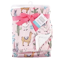 Hudson Baby Girls Double Layer Blanket