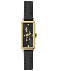 Kate Spade New York Women's Rosedale Black Leather Watch 32mm