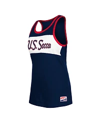 New Era Women's 5th Ocean Navy Uswnt Throwback Jersey Racer Tank Top
