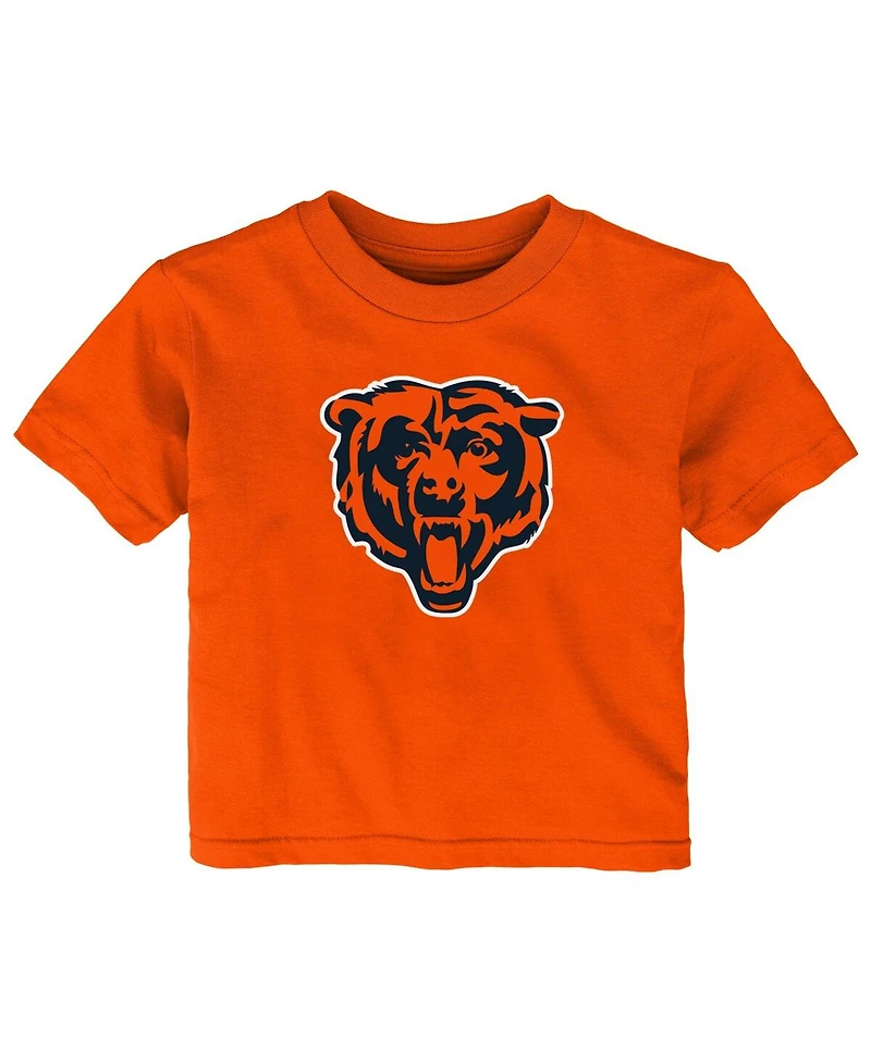 Outerstuff Baby Orange Chicago Bears Primary Logo T-Shirt