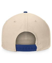 Fanatics Men's Cream/Blue Tampa Bay Lightning Goalaso Snapback Hat