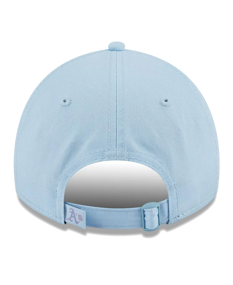 New Era Women's Oakland Athletics Multi Light Blue 9TWENTY Adjustable Hat