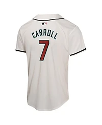 Nike Big Boys and Girls Corbin Carroll White Arizona Diamondbacks Home Game Player Jersey