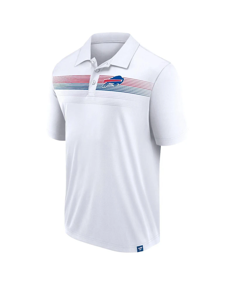 Fanatics Men's White Buffalo Bills Big Tall Sublimated Polo