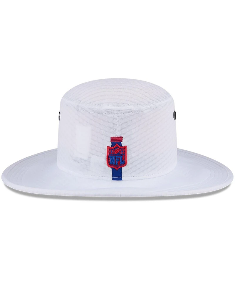 New Era Men's White New England Patriots 2024 Nfl Training Camp Panama Bucket Hat