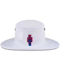 New Era Men's White New England Patriots 2024 Nfl Training Camp Panama Bucket Hat