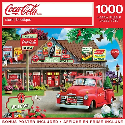 MasterPieces Coca-Cola - The Store 1000 Piece Jigsaw Puzzle for Adults