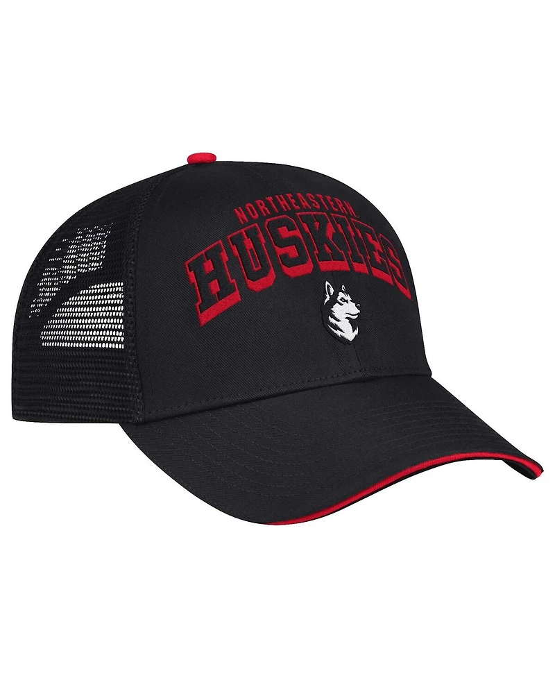 Colosseum Men's Black Northeastern Huskies Wyatt Adjustable Hat