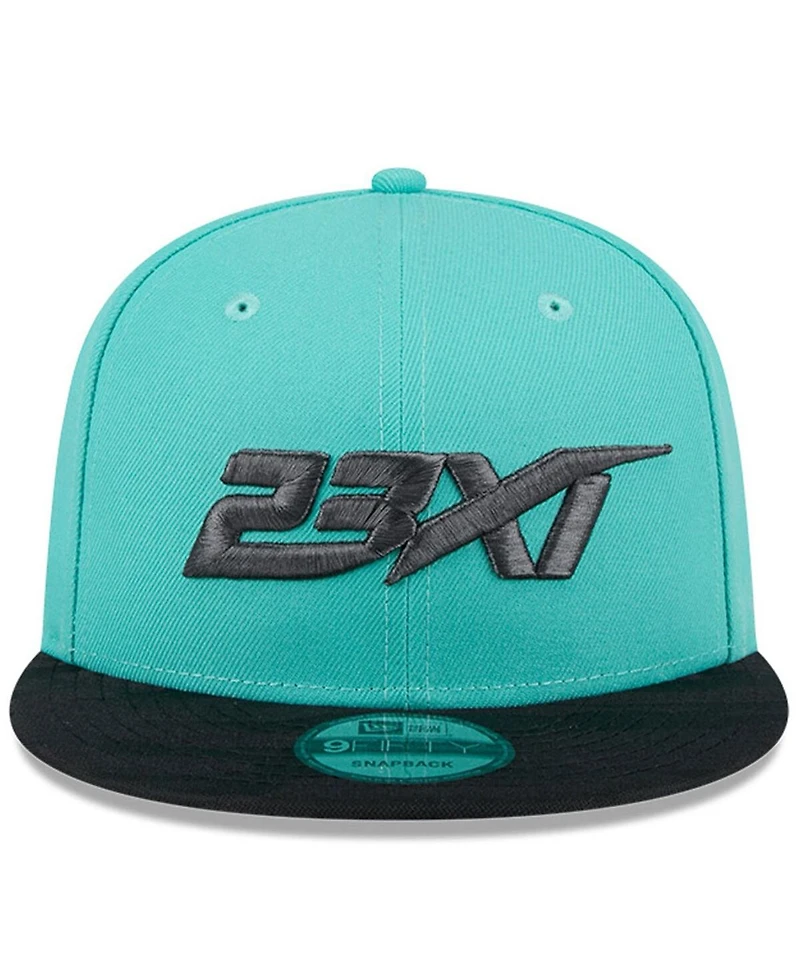 New Era Men's Mint/Black 23XI Racing 9FIFTY Snapback Hat