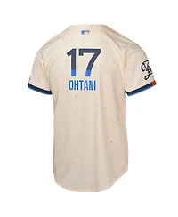 Nike Big Boys and Girls Shohei Ohtani Cream Los Angeles Dodgers 2024 City Connect Limited Player Jersey