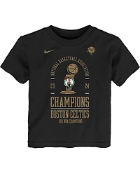 Nike Toddler Black Boston Celtics 18-Time Nba Finals Champions Locker Room T-Shirt