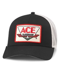 American Needle Men's Black/Natural Ace Hardware Valin Adjustable Hat