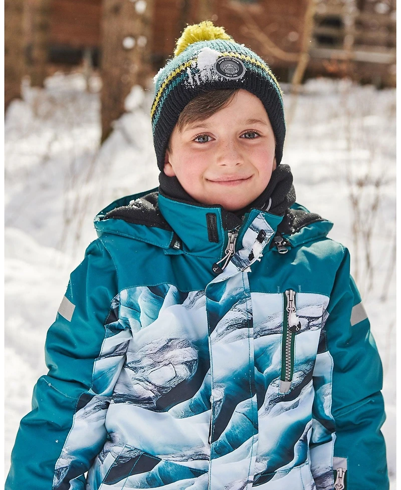 Deux par Deux Boy Knit Hat Forest Green - Toddler|Child