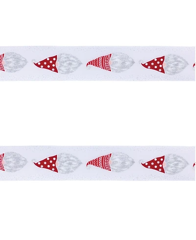 Slickblue Wired Polyester Holiday Ribbon (Set of 2) For Decor