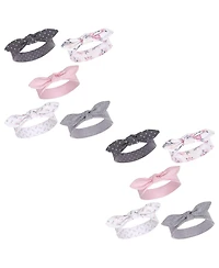 Hudson Baby Cotton and Synthetic Headbands Bundle Set