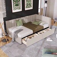 Streamdale Twin Sofa Bed with Storage Drawers