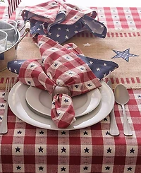 Design Imports 4th of July Jute Table Runner, 14"x108 "
