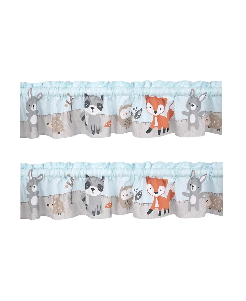 Bedtime Originals Woodland Friends Nursery/Child Window Valance 2-Pack