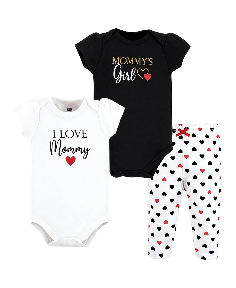 Hudson Baby Girls 2 Bodysuits and Pant