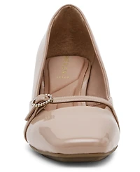 Anne Klein Women's Lexington Square Toe Block Heel Dress Pumps